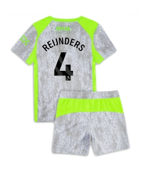 Manchester City Tijjani Reijnders #4 Maglia Gara Terza Repliche 2025-26 Bambino Maniche Corte